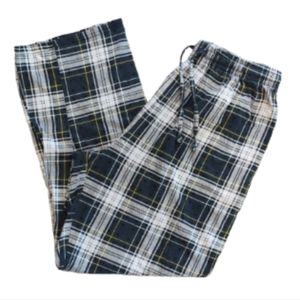 Nautica Plaid Lounge Pants Green, Yellow, & White Size Medium